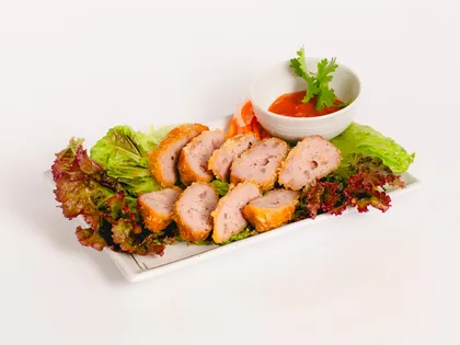 Deep-fried fermented sausage