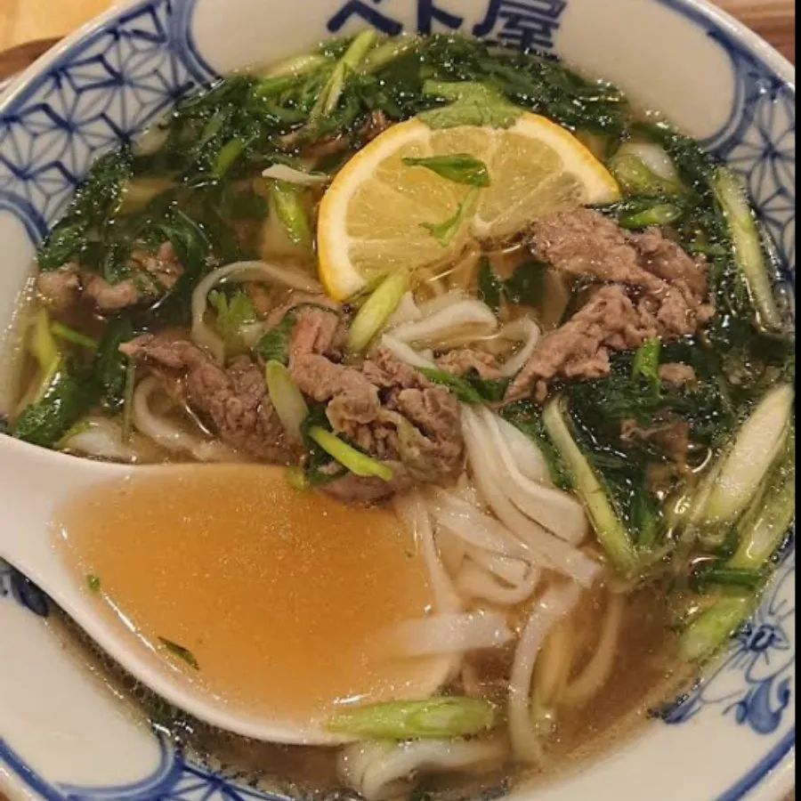 A steaming bowl of Viet Origin pho