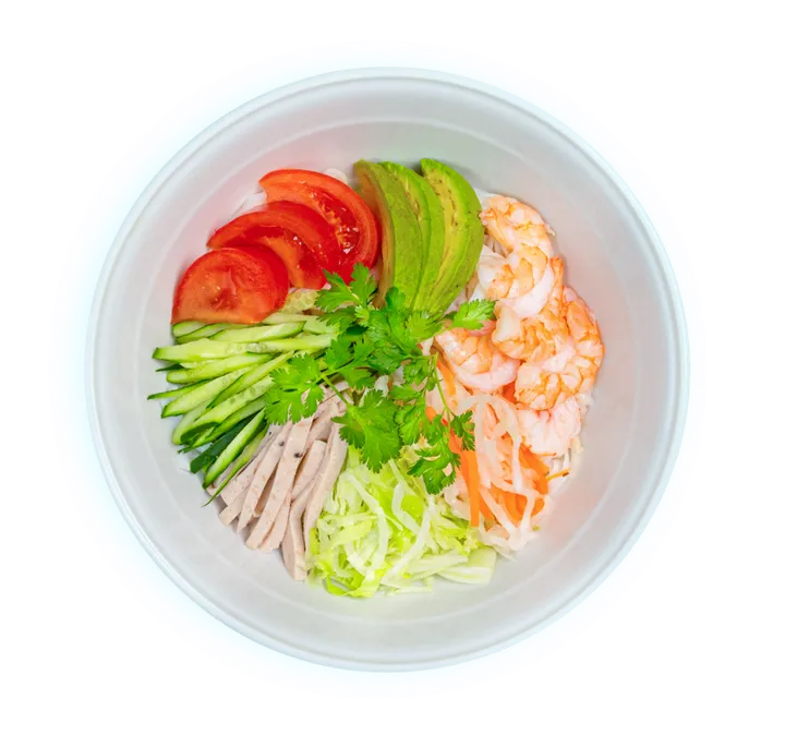 エビ冷やしフォー